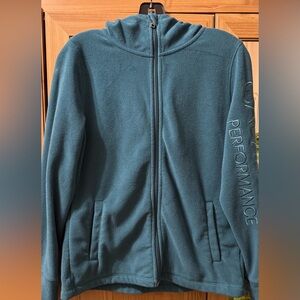 Calvin Klein Teal Performance Hoodie, Size S